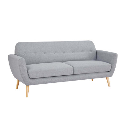 HANSEL - divano stile scandinavo in tessuto