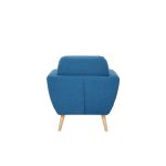 HANSEL - poltrona stile scandinavo in tessuto