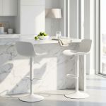 ESTEBAN - sgabello alto in acciaio