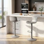 ESTEBAN - sgabello alto in acciaio