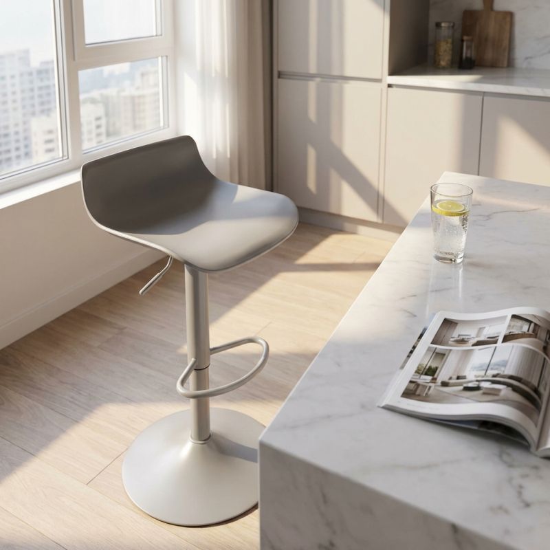 IAGO - sgabello alto in acciaio