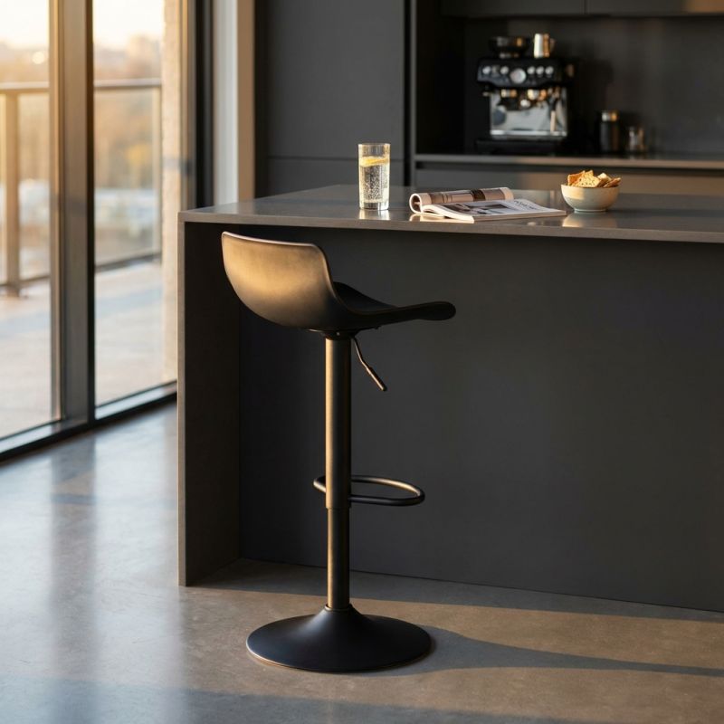 IAGO - sgabello alto in acciaio