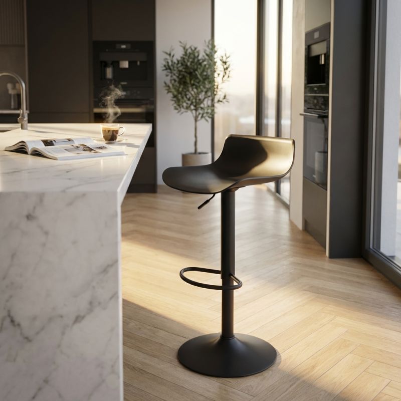 IAGO - sgabello alto in acciaio