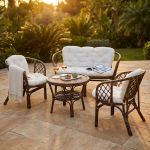 JERA - salotto da giardino in rattan