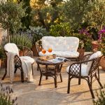 JERA - salotto da giardino in rattan