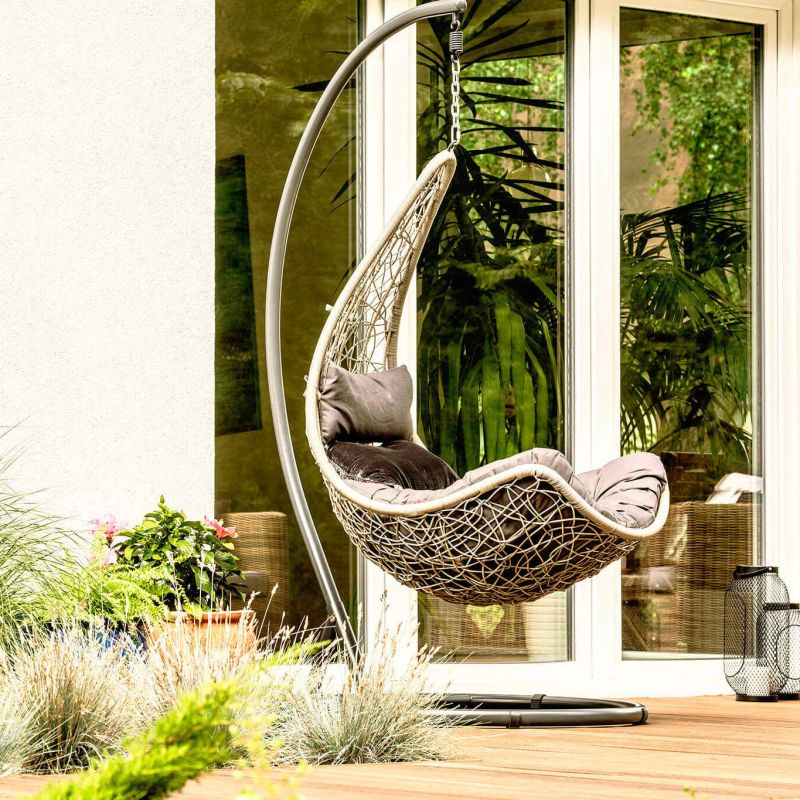 JACKALYN - sedia sospesa da giardino