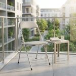 LUCIE - sedia pieghevole salvaspazio opaca