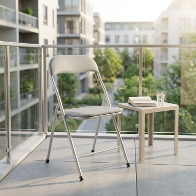 LUCIE - sedia pieghevole salvaspazio opaca