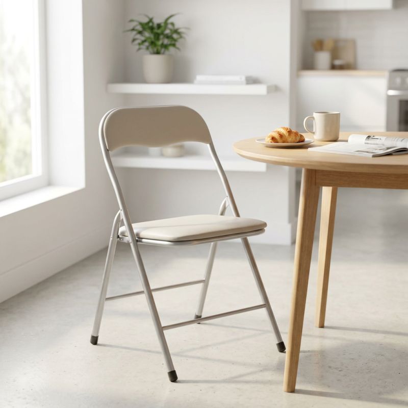 LUCIE - sedia pieghevole salvaspazio opaca