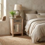 COLORWOOD - comodino in legno colorato