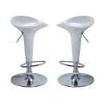 BLANCO - sgabello moderno da bar e sala da pranzo set da 2