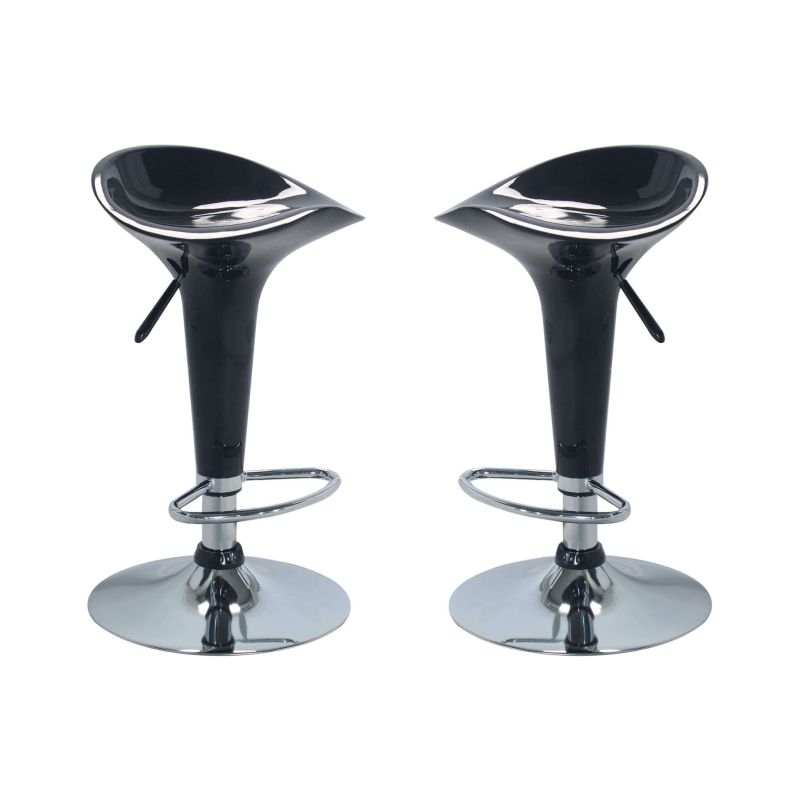 BLANCO - sgabello moderno da bar e sala da pranzo set da 2