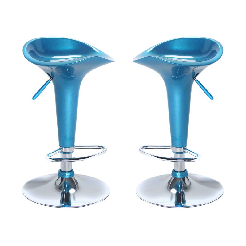 BLANCO - sgabello moderno da bar e sala da pranzo set da 2