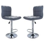 GIL - sgabello alto in acciaio set da 2