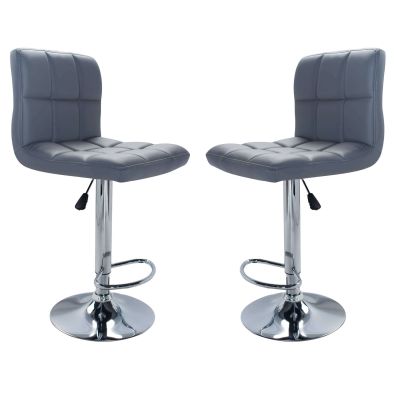 GIL - sgabello alto in acciaio set da 2