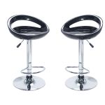 GALTERO - sgabello alto in acciaio set da 2