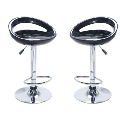 GALTERO - sgabello alto in acciaio set da 2