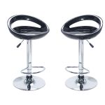 GALTERO - sgabello alto in acciaio set da 2