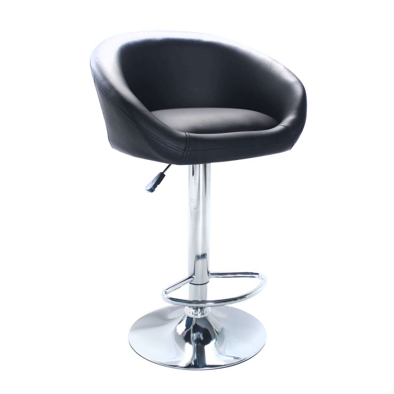 MIGUEL - sgabello alto in acciaio set da 2