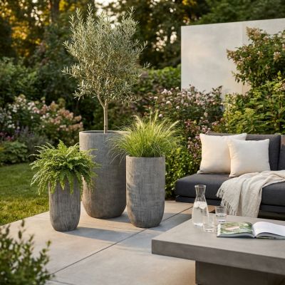 PATRICIA - set di 3 vasi