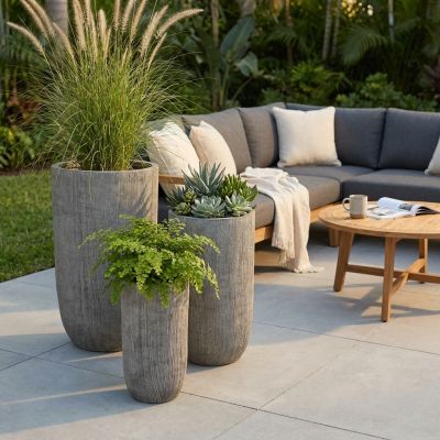 PATRICIA - set di 3 vasi