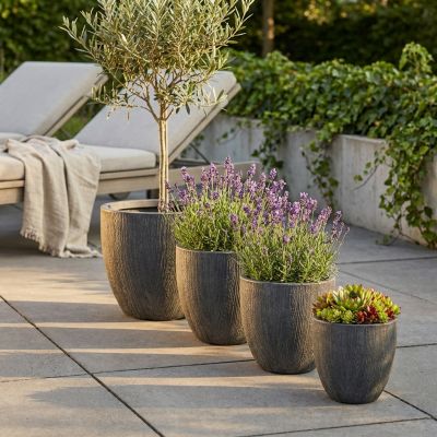 MONTSERRAT - set di 4 vasi