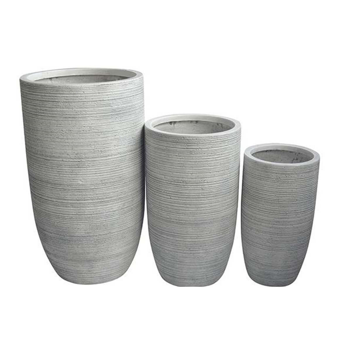 Set Di 3 Vasi In Ceramica Nera Moderna - Decorazione Bohémien Wabi-Sabi Per Tavolo, Mensola O Centrotavola