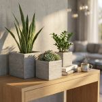 ROSARIO - set di 3 vasi