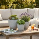 TERESA - set di 3 vasi