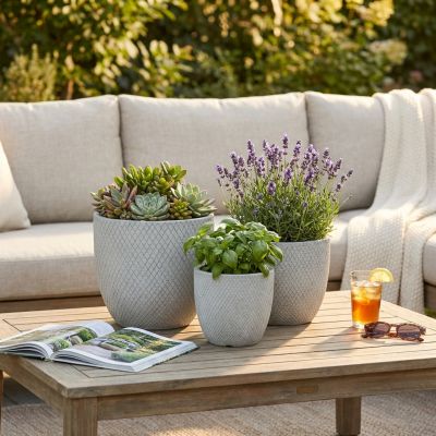 TERESA - set di 3 vasi