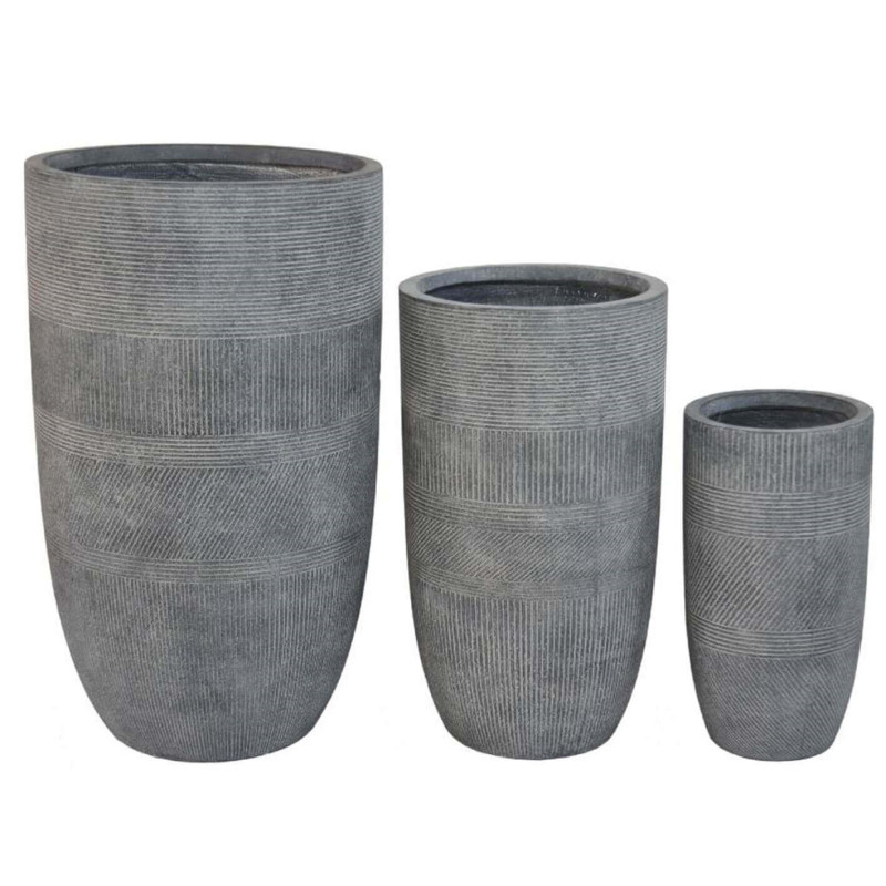 PATRICIA - set di 3 vasi