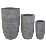PATRICIA - set di 3 vasi