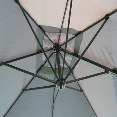 VOLTA - ombrellone da giardino decentrato 3 x 3