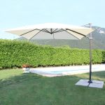 VOLTA - ombrellone da giardino decentrato 3 x 3