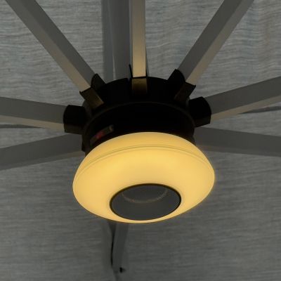 VOLTA - modulo led e cassa bluetooth per ombrellone VOLTA