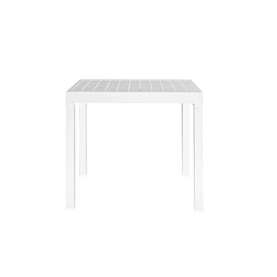 JERRI - tavolo da giardino in alluminio 90 X 90/180