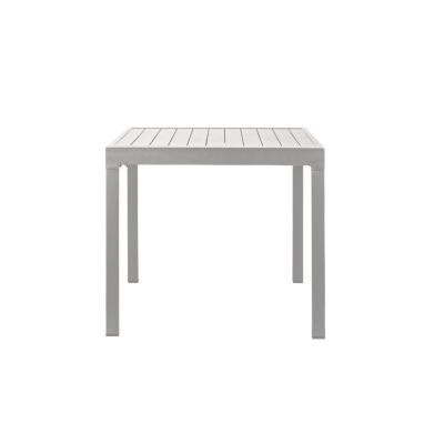 JERRI - tavolo da giardino in alluminio 90 X 90/180