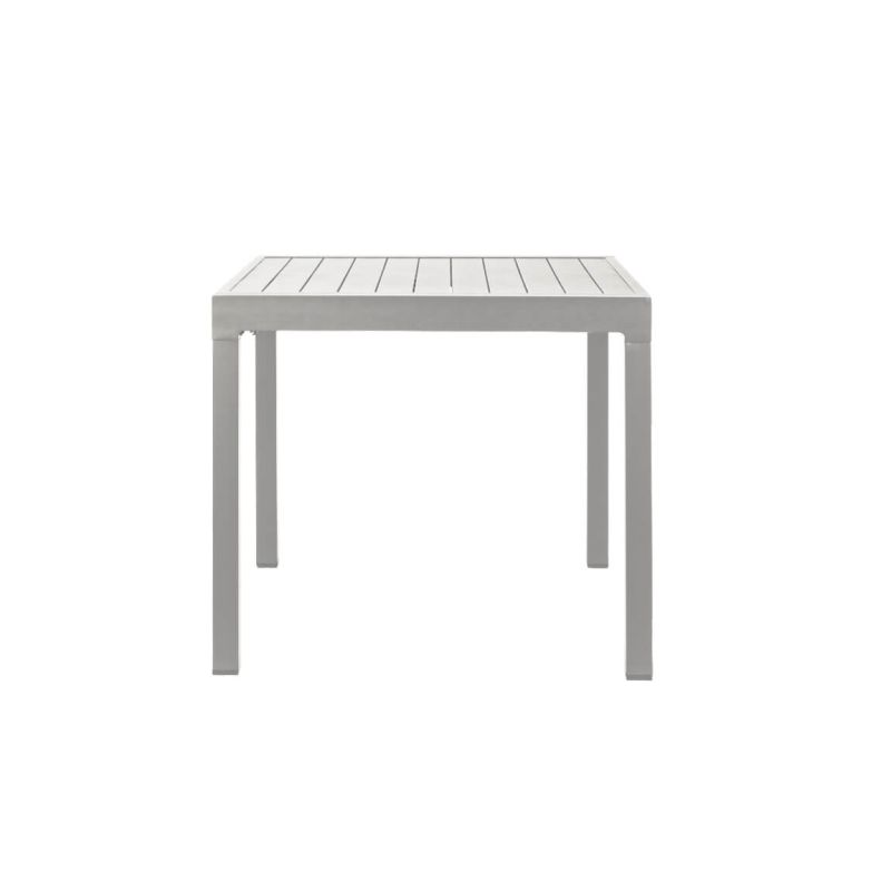 JERRI - tavolo da giardino in alluminio 90 X 90/180