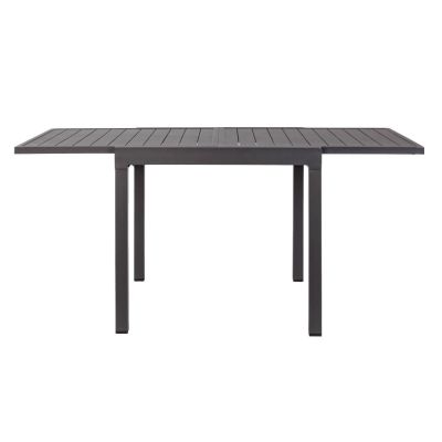 JERRI - tavolo da giardino in alluminio 90 X 90/180