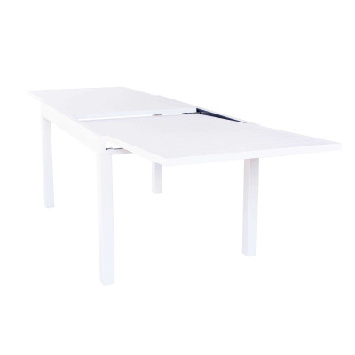 JERRI - tavolo da giardino in alluminio 90 X 135/270