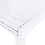 JERRI - tavolo da giardino in alluminio 90 X 135/270