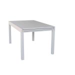 JERRI - tavolo da giardino in alluminio 90 X 135/270