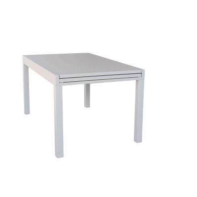 JERRI - tavolo da giardino in alluminio 90 X 135/270