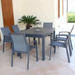 LOTUS - poltrona da giardino in alluminio