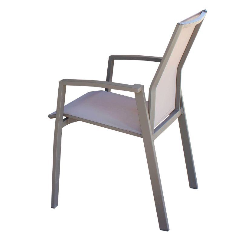 LOTUS - poltrona da giardino in alluminio