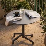 OPERA - tavolo da giardino in acciaio diametro 60