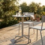 OPERA - tavolo da giardino in acciaio diametro 60