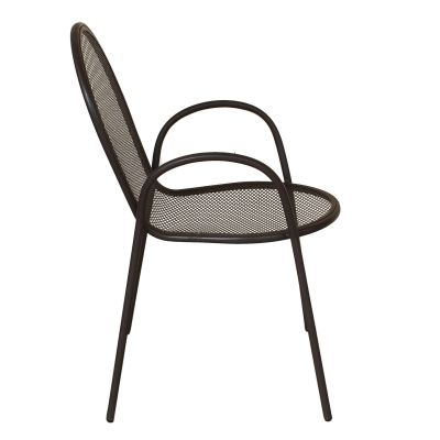MARIS - poltrona da giardino impilabile in ferro