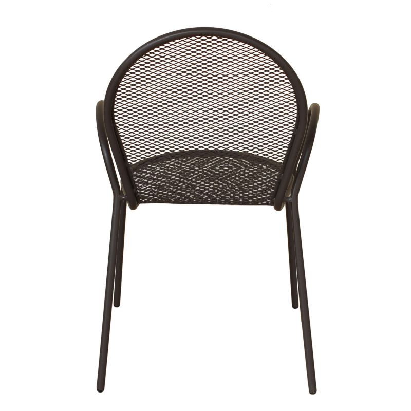 MARIS - poltrona da giardino impilabile in ferro