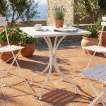 ROMANUS - tavolo in acciaio da giardino